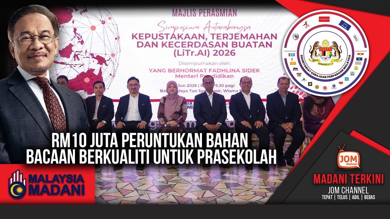 MADANI TERKINI | RM10 JUTA PERUNTUKAN BAHAN BACAAN BERKUALITI UNTUK PRASEKOLAH