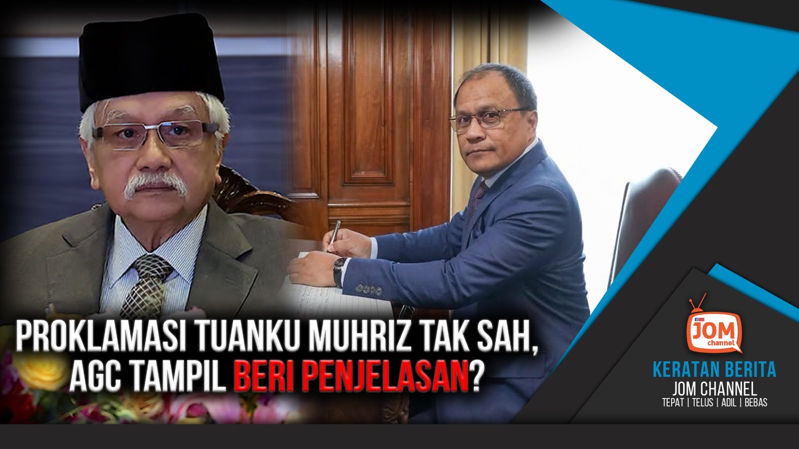 PROKLAMASI TUANKU MUHRIZ: AGC TAMPIL BERI PENJELASAN