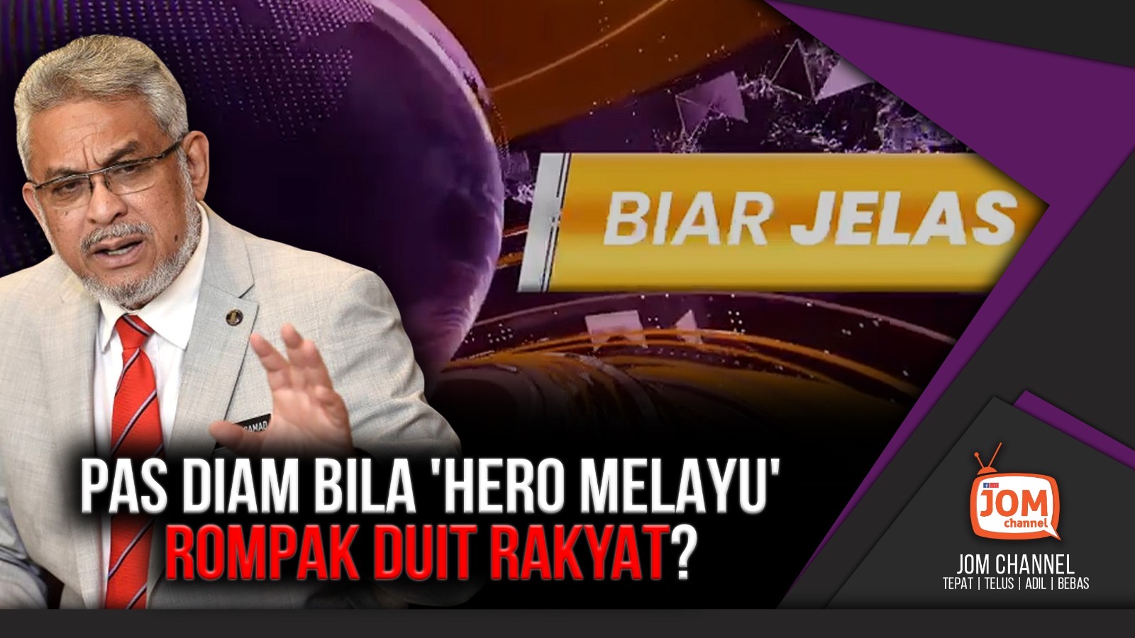 25.10.2026 – BIAR JELAS | PANAS!! BANGSA TAK BERMARUAH SAHAJA YANG SOKONG PENYAKAU, PEMFITNAH?