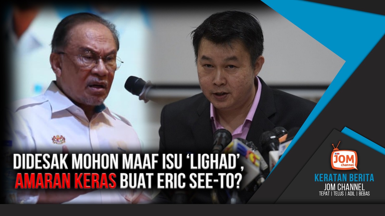 ABIM DESAK ERIC SEE-TO MOHON MAAF ISU ‘LIGHAD’